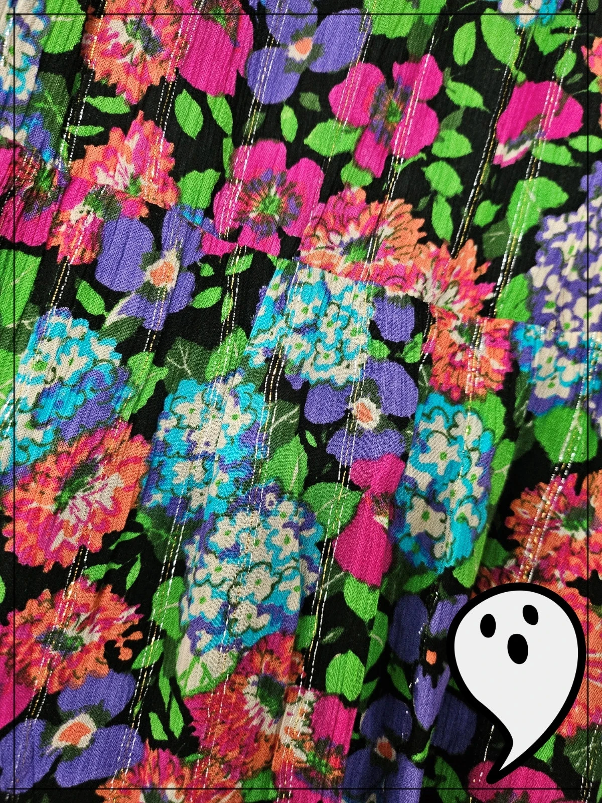 Vestido babydoll ba&sh floral T3 L colorido fluido – photo 5